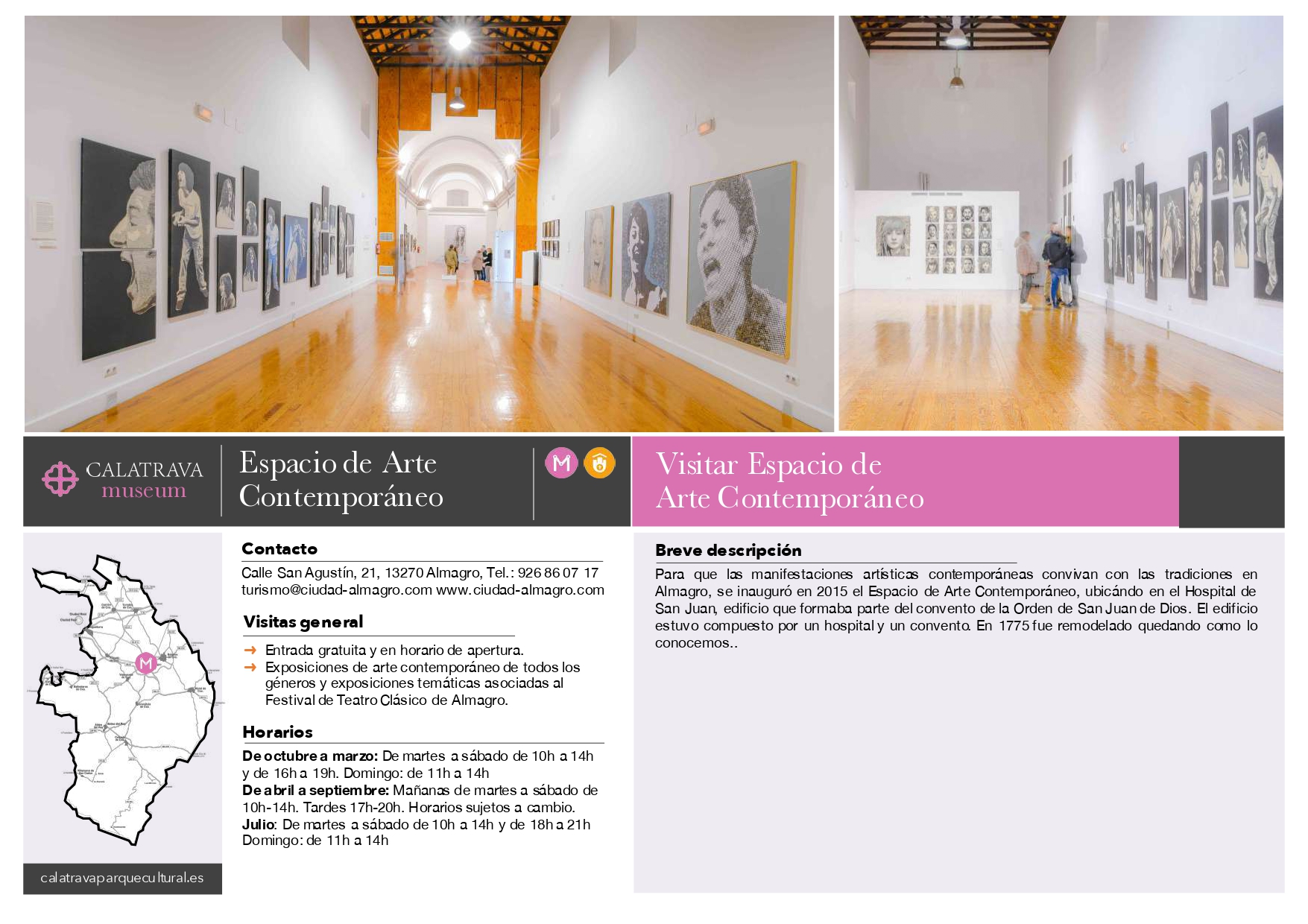 mapa-Espacio de Arte Contemporáneo