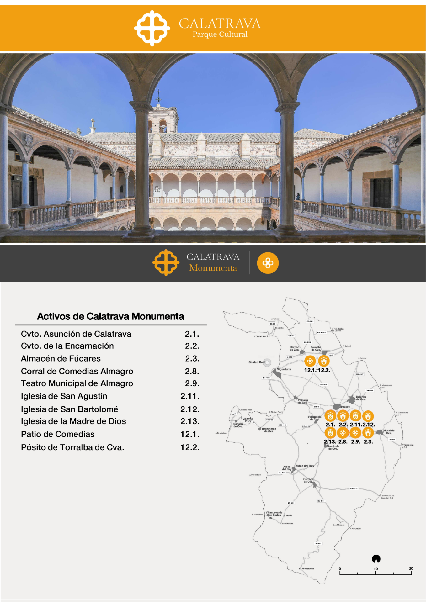 mapa-Calatrava Monumenta