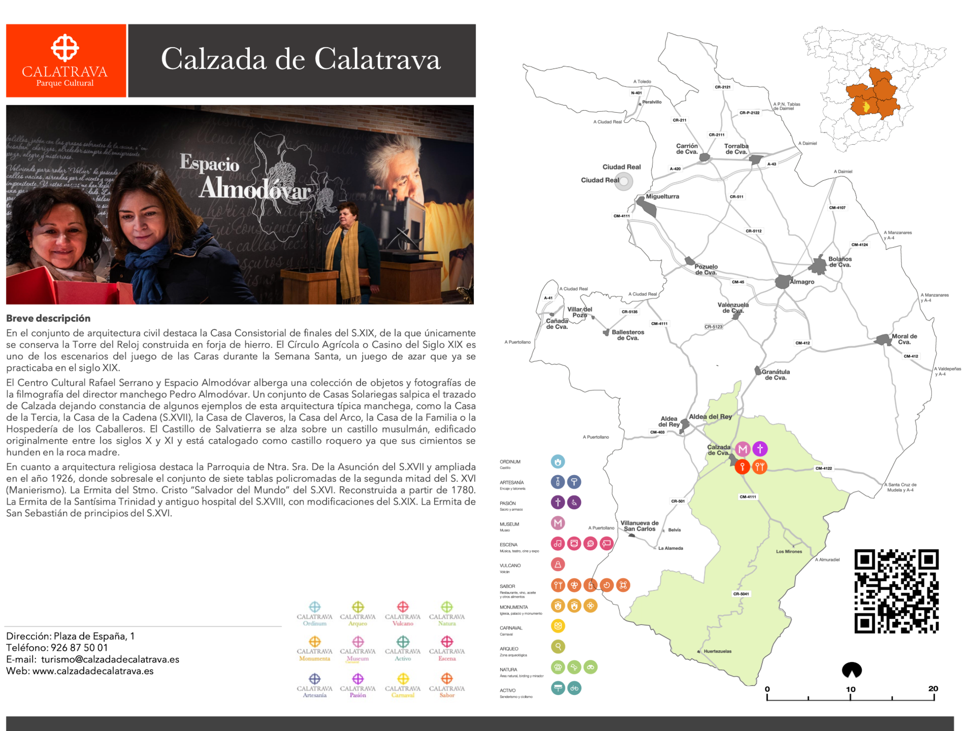 mapa-Calzada de Calatrava