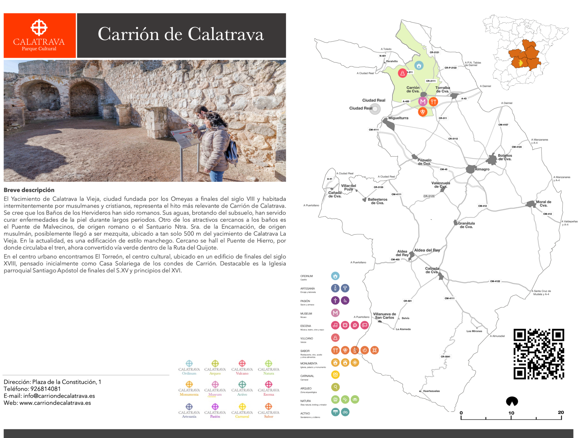 mapa-Carrión de Calatrava