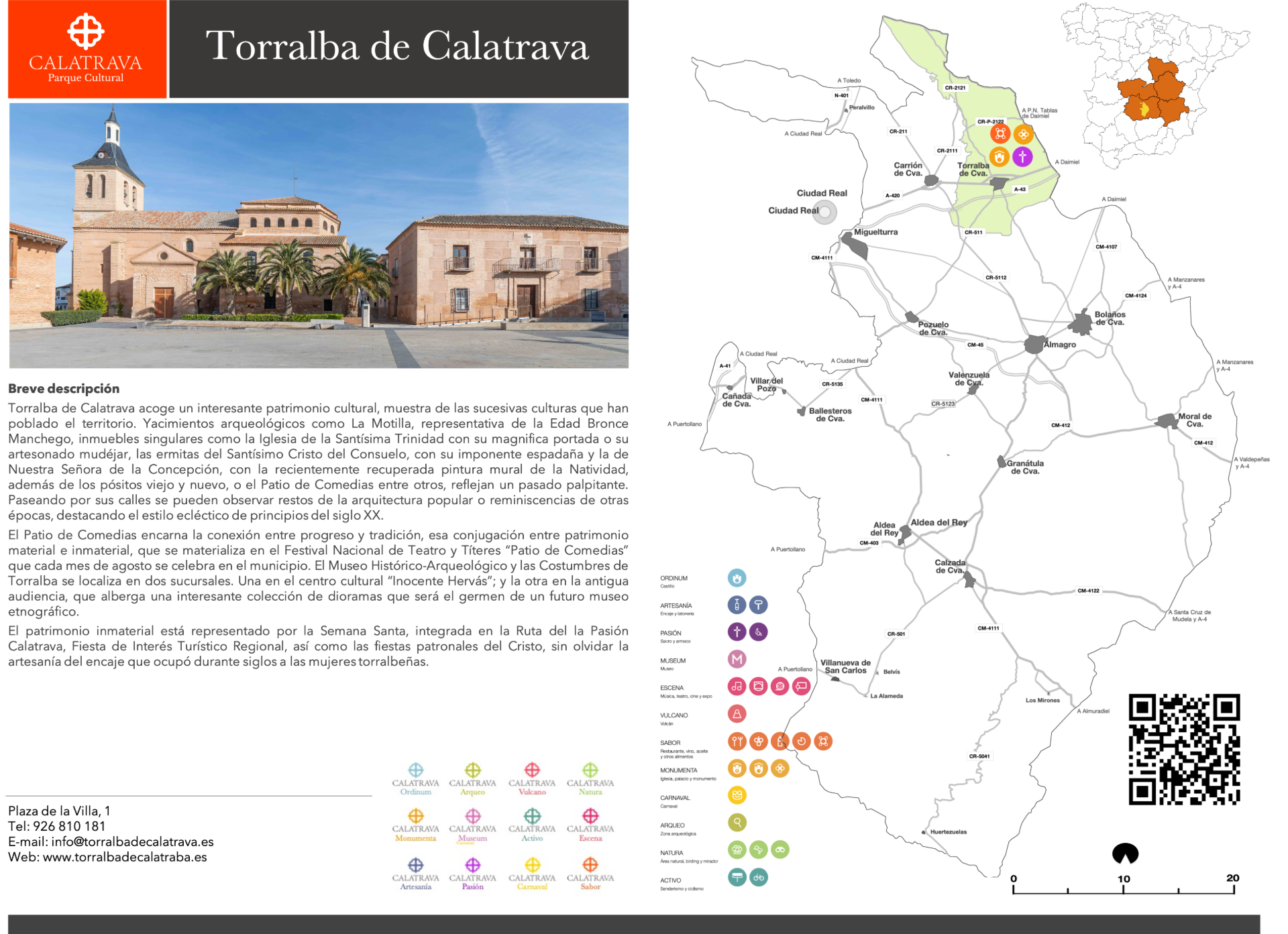 mapa-Torralba de Calatrava